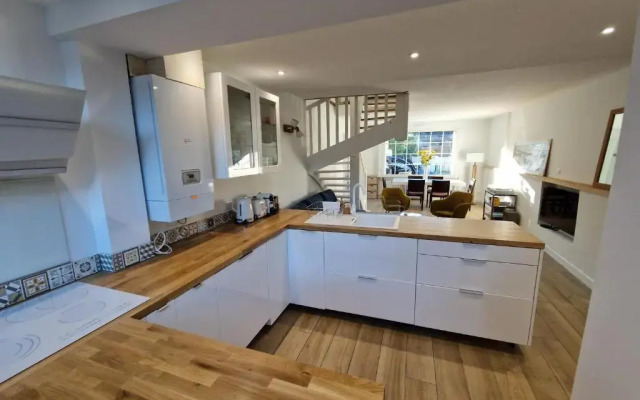 Villa Bagatelle à 300m de la plage centrale, 3 chambres