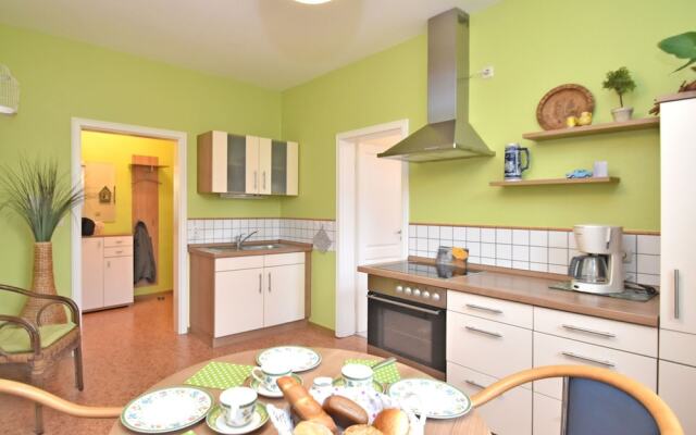 Apartment in Mülsen With Balcony, Heating, Garden Furniture