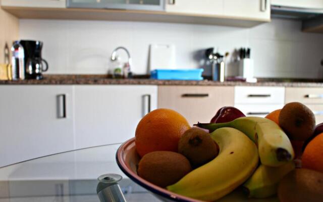 Health approved apartment with AC, terraces and pool