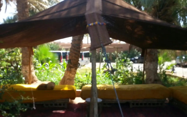 Hostel jnane dar diafa is in the center of tamegrouteface of the bibiotheque