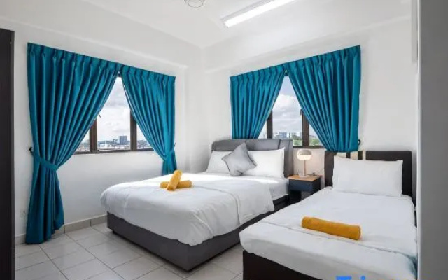 A Modern 3BR Home Near Danga Bay, Free Parking – Guest Rooms – Johor Bahru