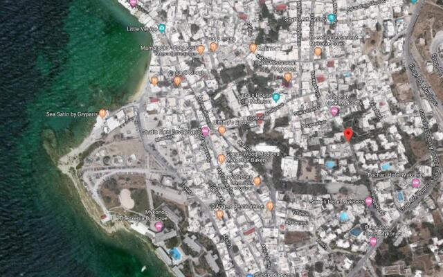 Olive Tree, Mykonos Town Apartment With Pool