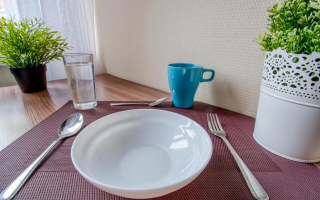 In an apartment on Smolnaya Street