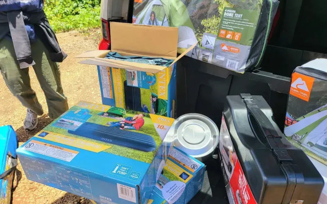 Self Service Camping Gear Bundles