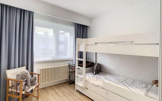 Apartment by the Seawall in Belgium
