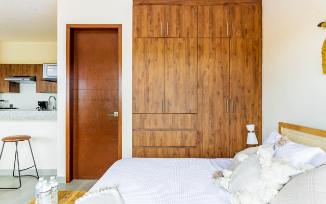 Penthouse Studio with Gym, Swimming-pool, Outdoor BBQ, Aldea Savia