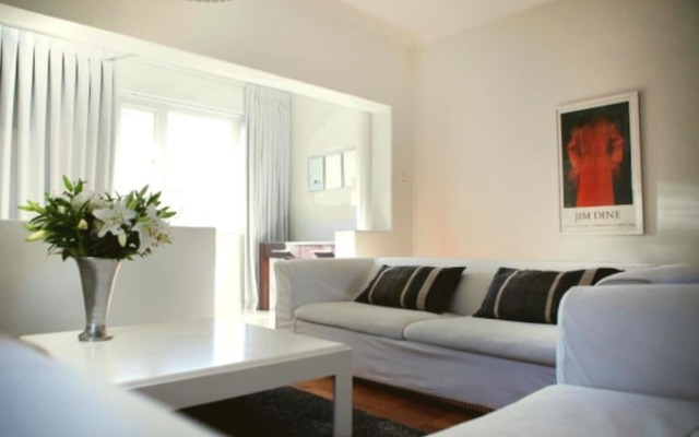 Chic White Studio Apartment