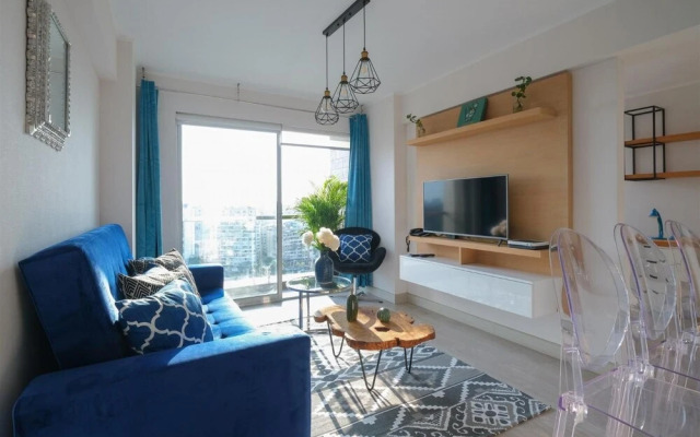 Stylish apt Amazing Ocean View - Gym Karaoke Pool