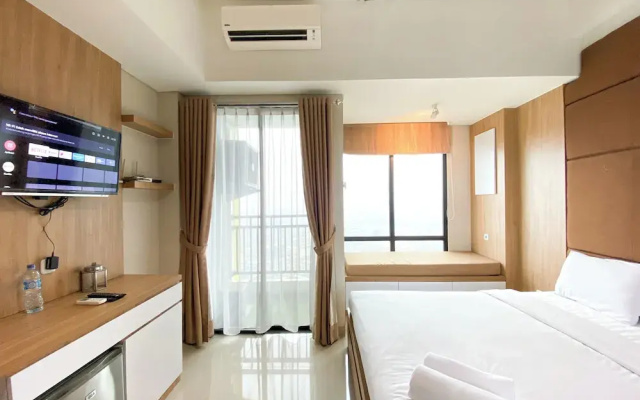 Wooden Style Studio At Lrt City Bekasi Apartment