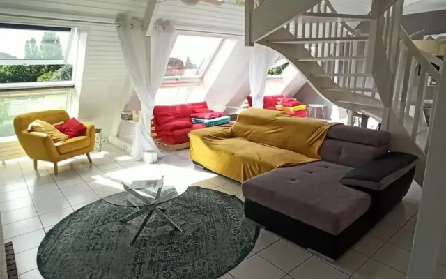 Superbe Loft 90m² Proche Parc Expo Nantes (6p)