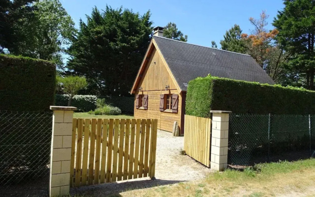 Wooden House by Beach Near Barneville
