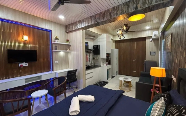 Spacious 1bhk for 6 Guests King & Sofa Beds Zirakpur,chandigarh,mohali,tricity