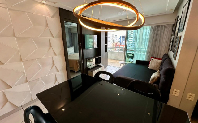 Beira Mar Apto 16º andar Luxo 2 quartos