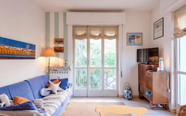 Stylish flat balcony near Rapallo Castle