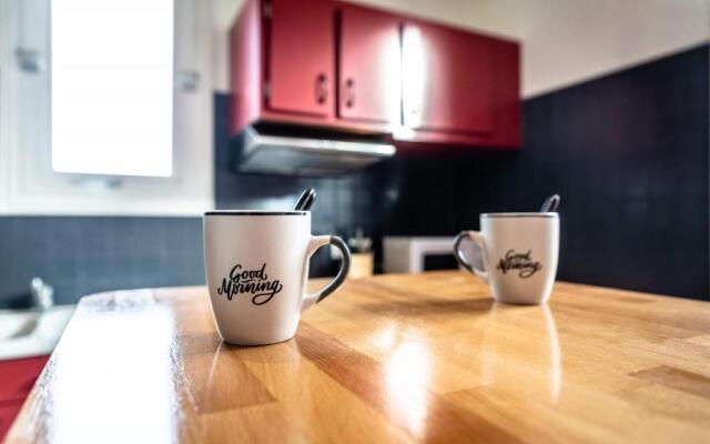 POMPIDOU #6 - Esprit maison de famille - 3 suites