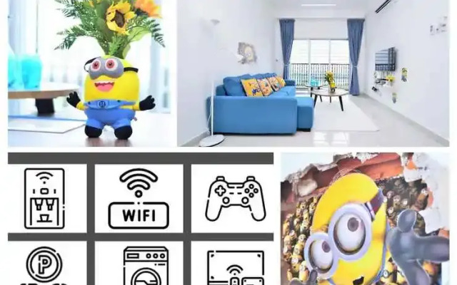 Minions Homestay_Near KLIA_WIFI + TV Box