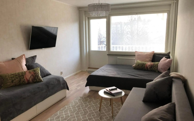 Perheasunto keskustassa