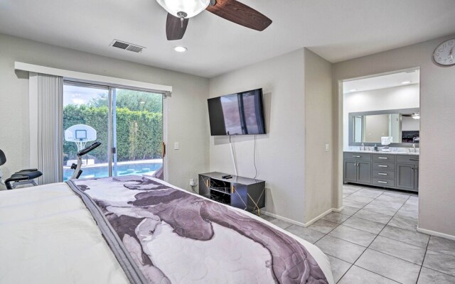Pool & Game Room: Pet-friendly Indio Retreat