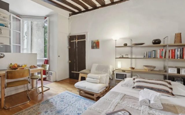 Chic 1BR by Châtelet & Louvre