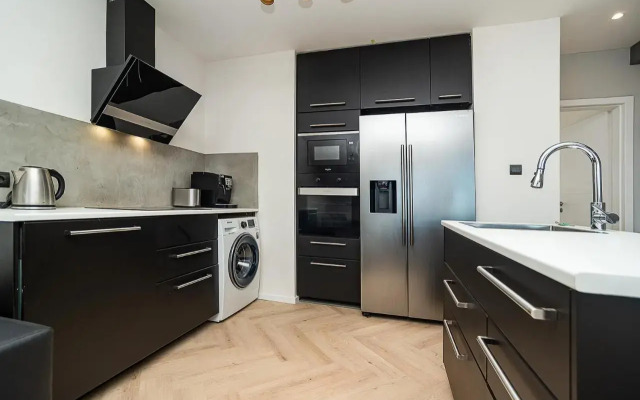 Big 4-bedroom flat, terrace with great Vítkov view
