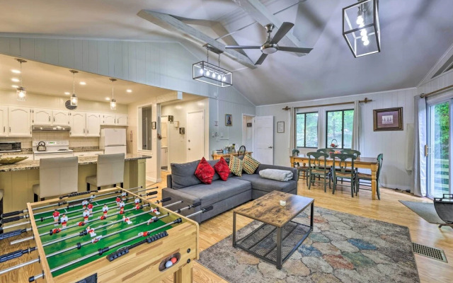 Tobyhanna Home: Private Deck, Hot Tub & Game Room!