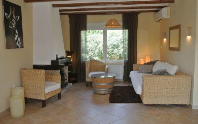 Strandnahes Palmenhaus