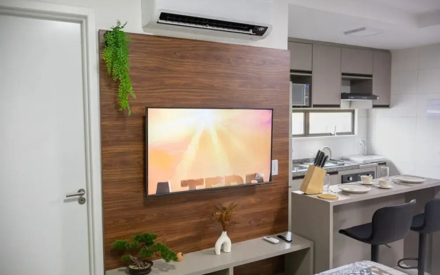 Studio com Lazer Completo e boa Localiza o