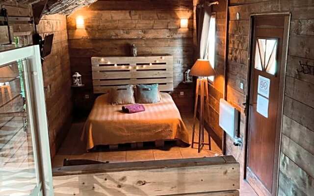 Chambre avec spa privée