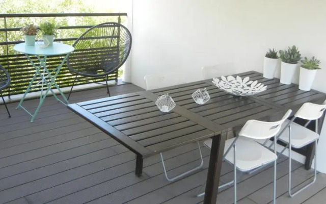 Appartement la Pompignane avec jardin et terrasse