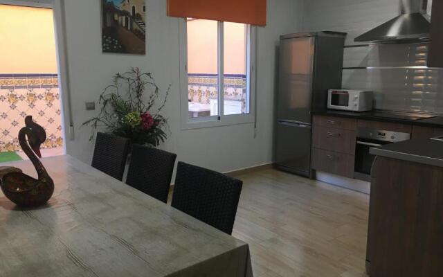 Apartment with private patio