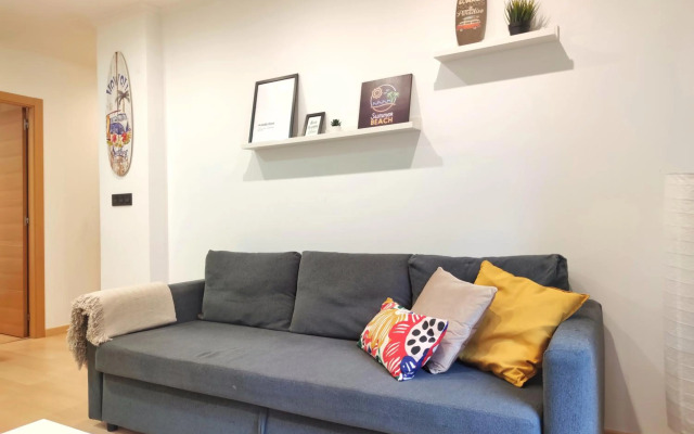 Acogedor apartamento a 50m de Playa Silgar
