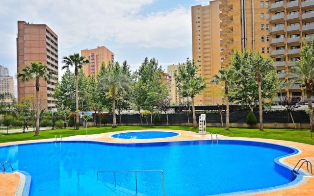 Apartment with One Bedroom in Benidorm, with Wonderful City View, Pool Access And Terrace - 900 M From the Beach