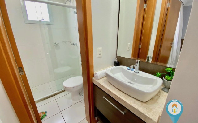 Apto 3 Quartos em Home Club com telas de Proteção