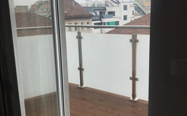 Modern apartment with balcony