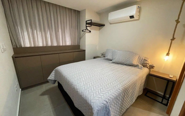 Apartamento de um quarto a beira-mar