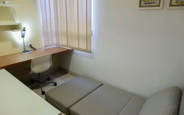 Modern 1BR with Sofa Bed @ Cinere Bellevue Apartment – Guest Rooms – Depok