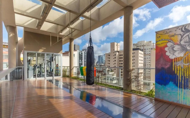 Studio com varanda garden Rua Augusta CD 116 UA