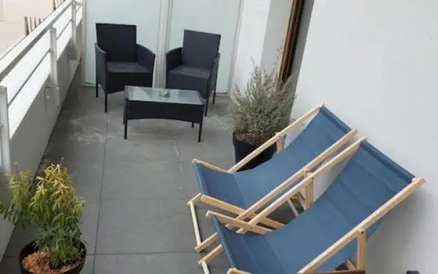 Bel appt neuf - vue mer - terrasse - parking privé