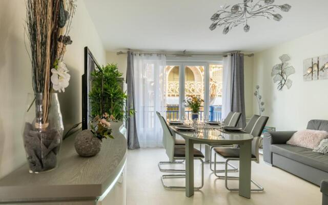 Swan - Appartement avec balcon proche plage Mers-les-Bains