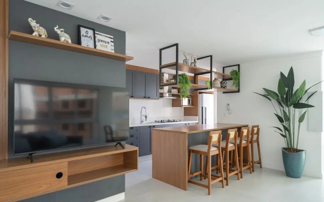 2BR Seaview apt Near Itapema Beach Sem501