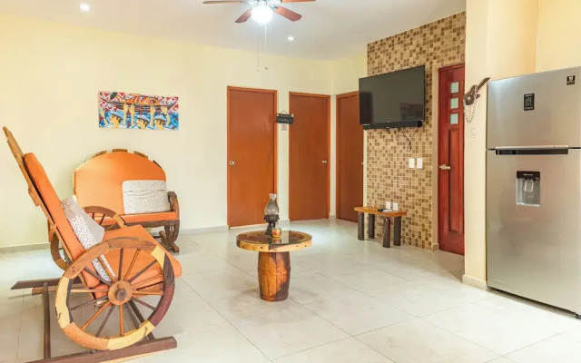 Flat with 2 Bedrooms in Puerto Morelos