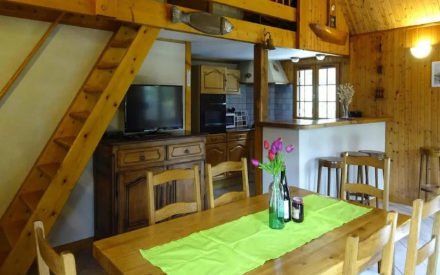 Wooden House by Beach Near Barneville