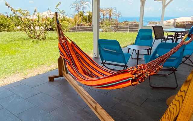 Villa Créole vue sur mer des Caraïbes