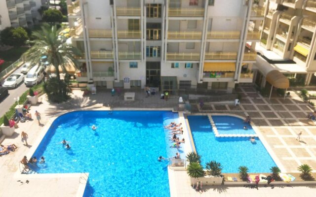 Apartamento con piscina en 1ª línea de playa en Salou