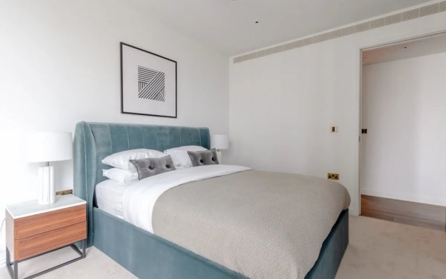 Luxurious 1BD Flat by the River Thames Near Vauxhall