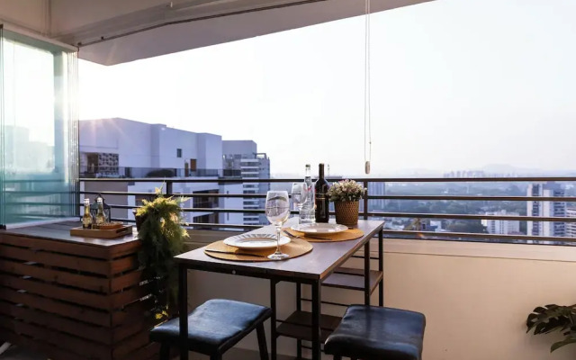 Apt vista incrivel piscina e academia