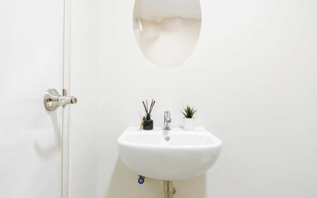 Warm Neutral Studio Room At Meikarta Apartment