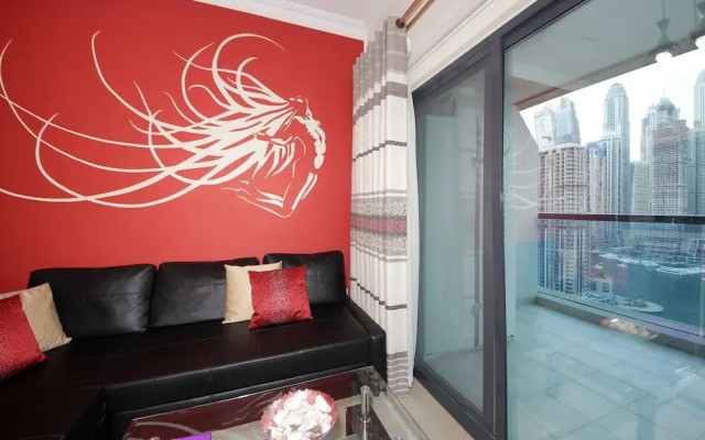 Cozy 1BR in Marina Walk with Balcony