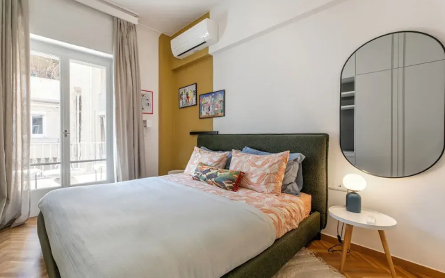 Elysia  - 2-Br Apt & Balcony in Athens
