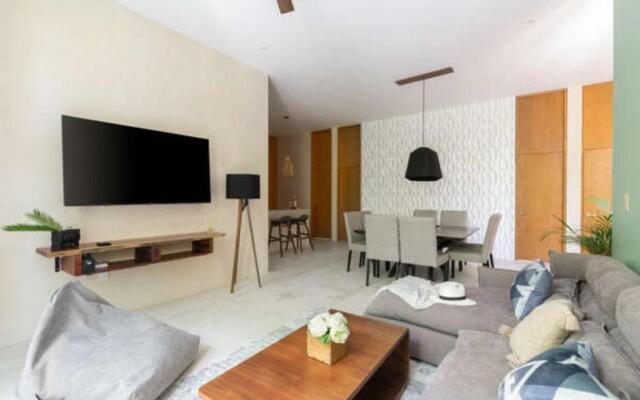 Bohemian 3BR Apartment in Aldea Zama by Lockey